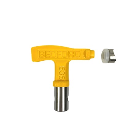 Bedford Precision Parts Line Striper Airless Spray Tip 635, Replaces Titan 108-526, 0.035in Tip Size, 12in Spray Pattern 33-8635